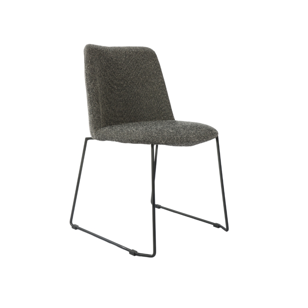 Mateo Fabric Dining Chair Frost Grey image 0